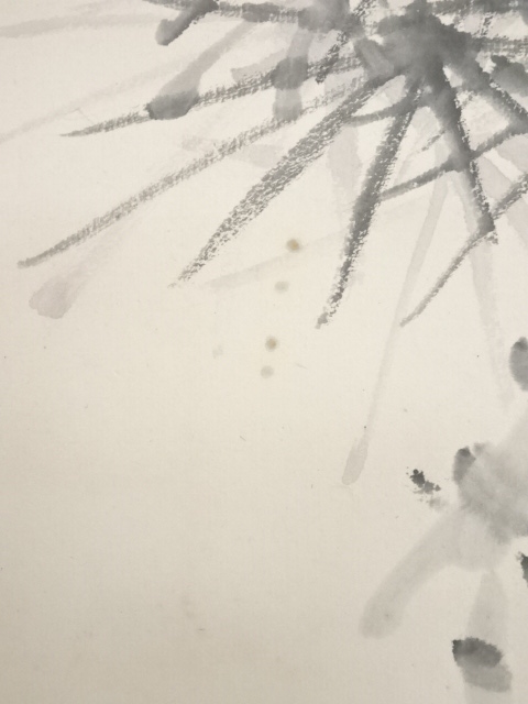 道具 ] - 道具 三井飯山筆 寿老 肉筆紙本掛軸（箱付） | ネット